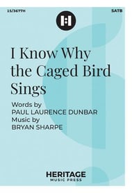 I Know Why the Caged Bird Sings SATB choral sheet music cover Thumbnail